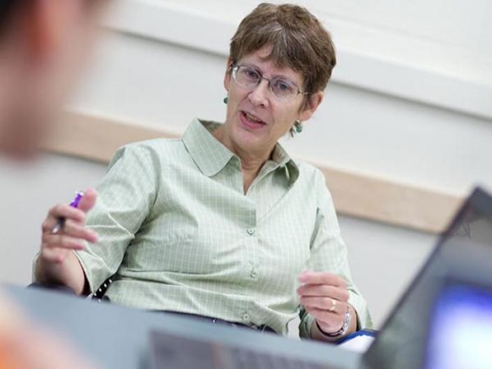 CWRU faculty member speaking