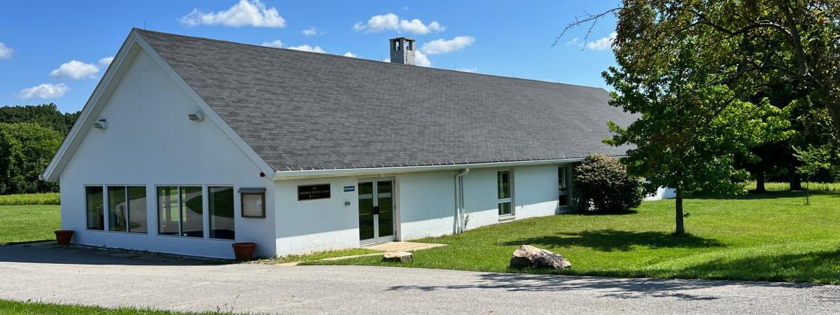 Exterior front of the November Meeting Center
