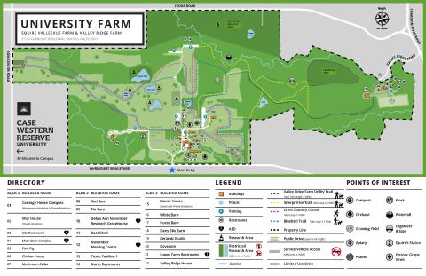 CWRU Farm Map with legend 11/25