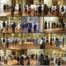 Students presenting at SEED