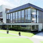 Interdisciplinary Science and Engineering Building quad rendering