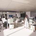 Computer rendering of new studio planned for the interdisciplinary science and engineering building