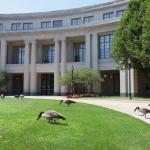 Daytime view of Kelvin Smith Library