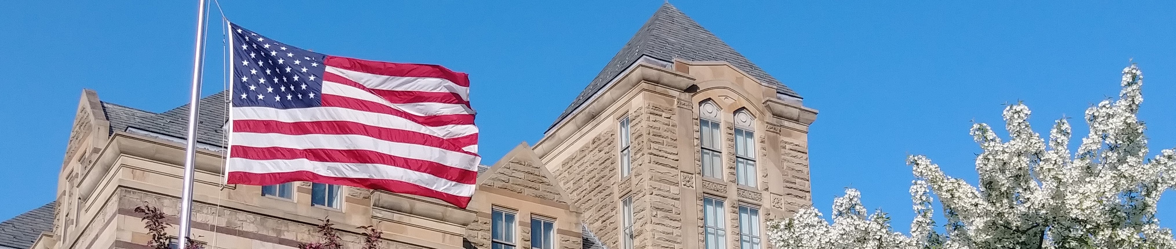 Banner of American Flag by Adelbert Hall