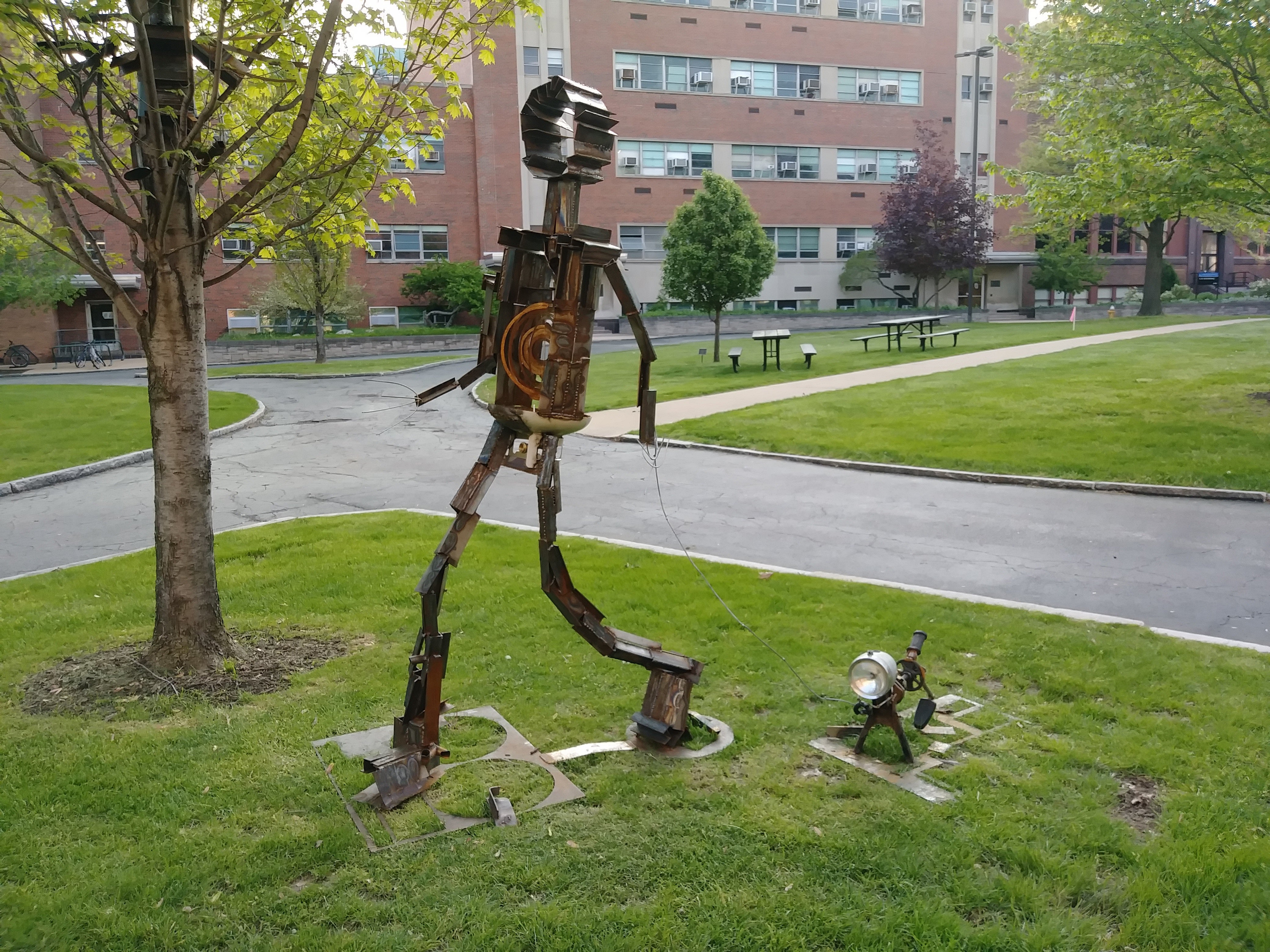 Metal Art on Main Quad May 2022