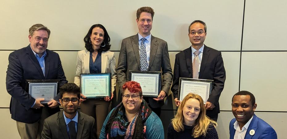four diekhoff winners and four committee members