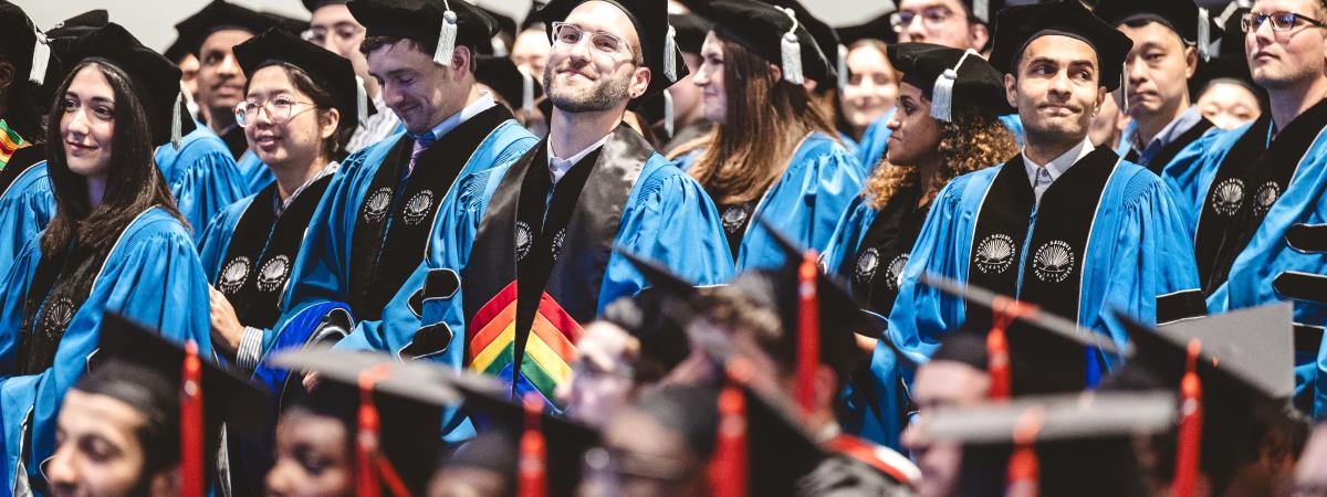 Masters' & PhD Graduates at Commencement 2024