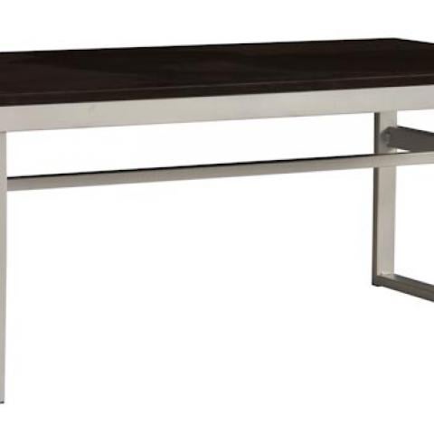 Hazel apartments steel frame and wood surface coffee table