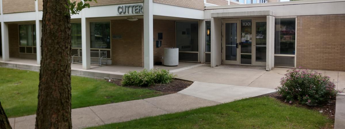 Exterior picture of Cutter House entrance