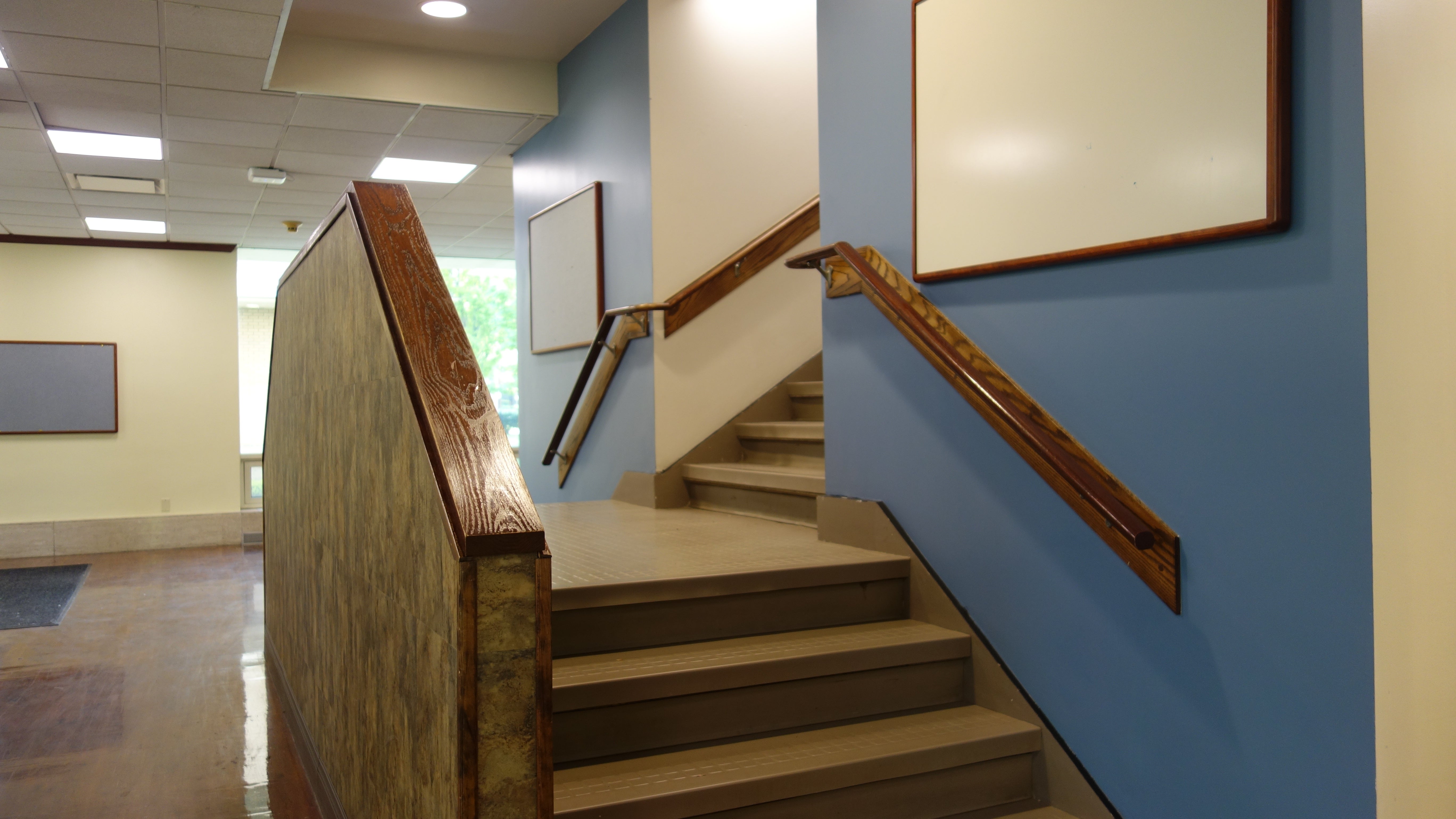 Tyler House Main Staircase leading to second floor