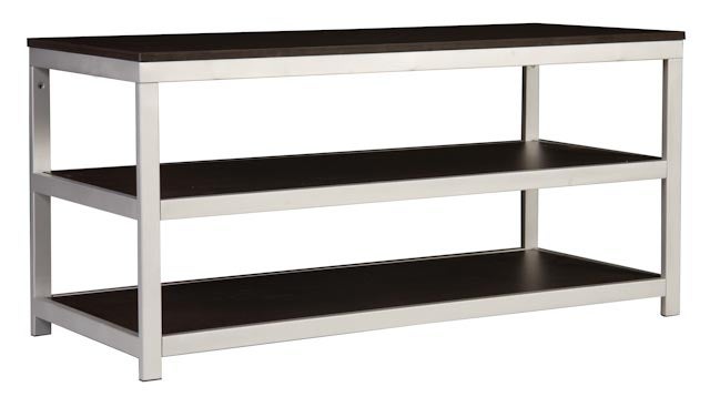 Hazel apartments steel frame entertainment center