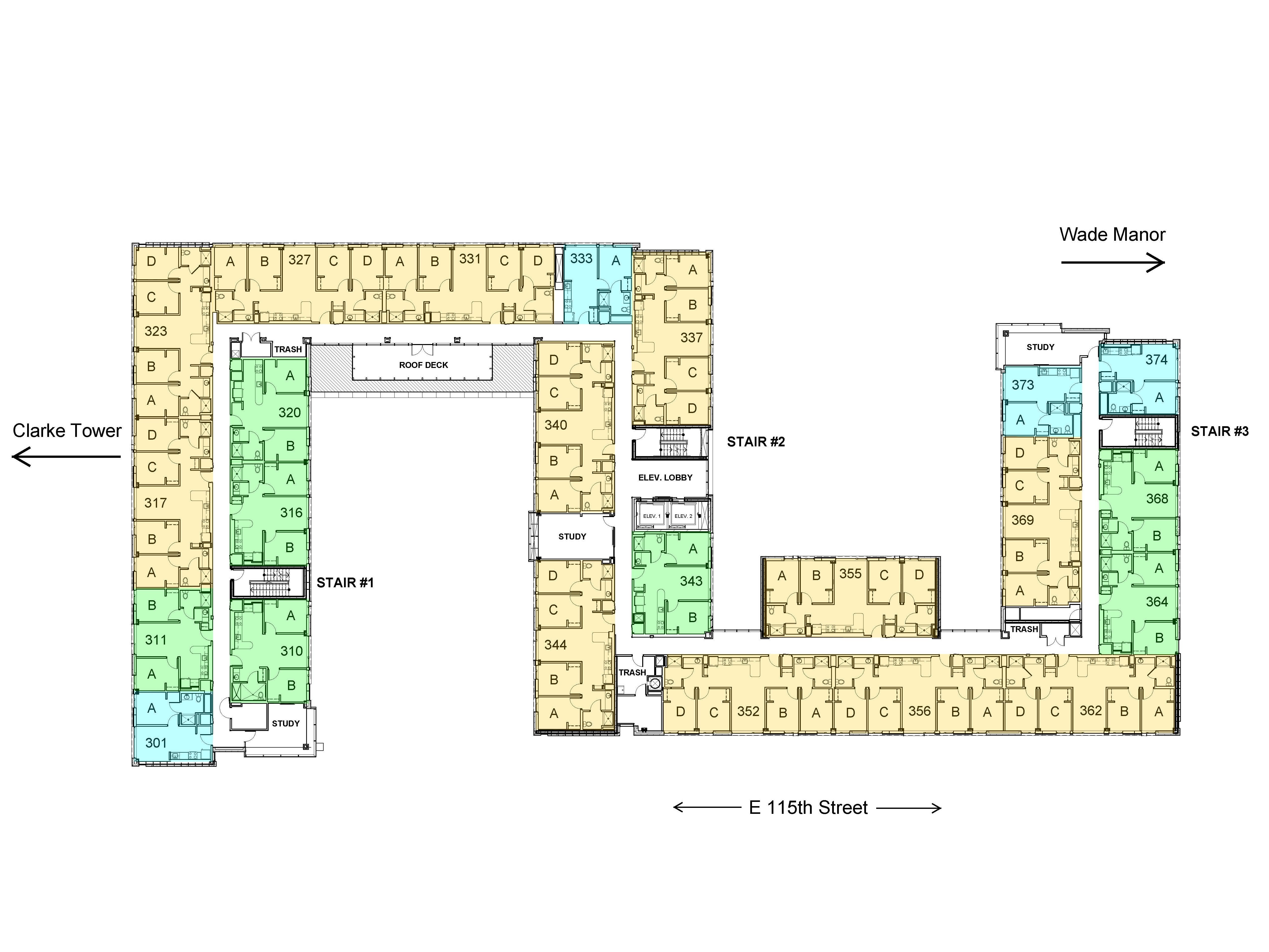 Stephanie Tubbs Jones Third Floor Plan