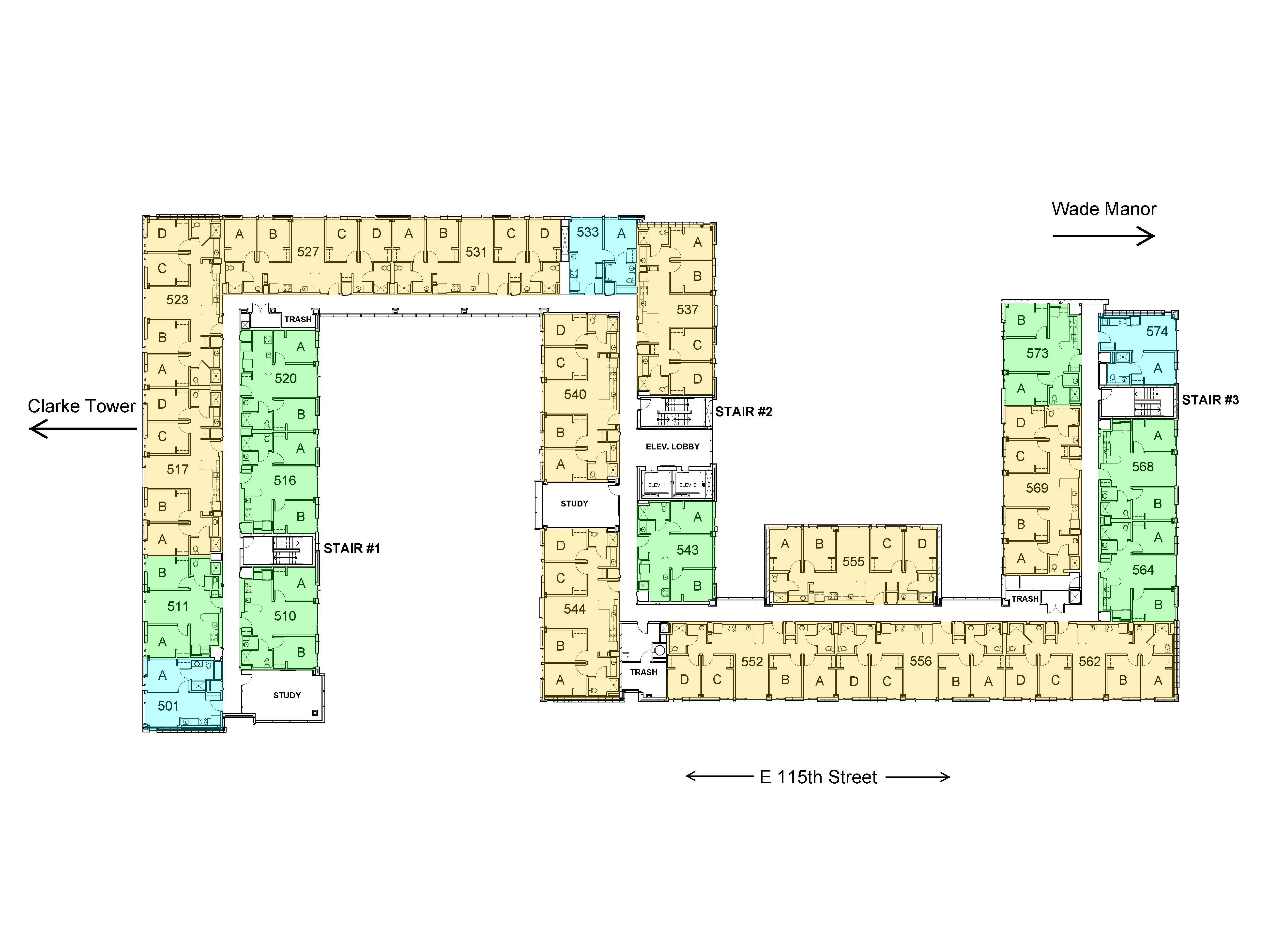 Stephanie Tubbs Jones Fifth Floor Plan