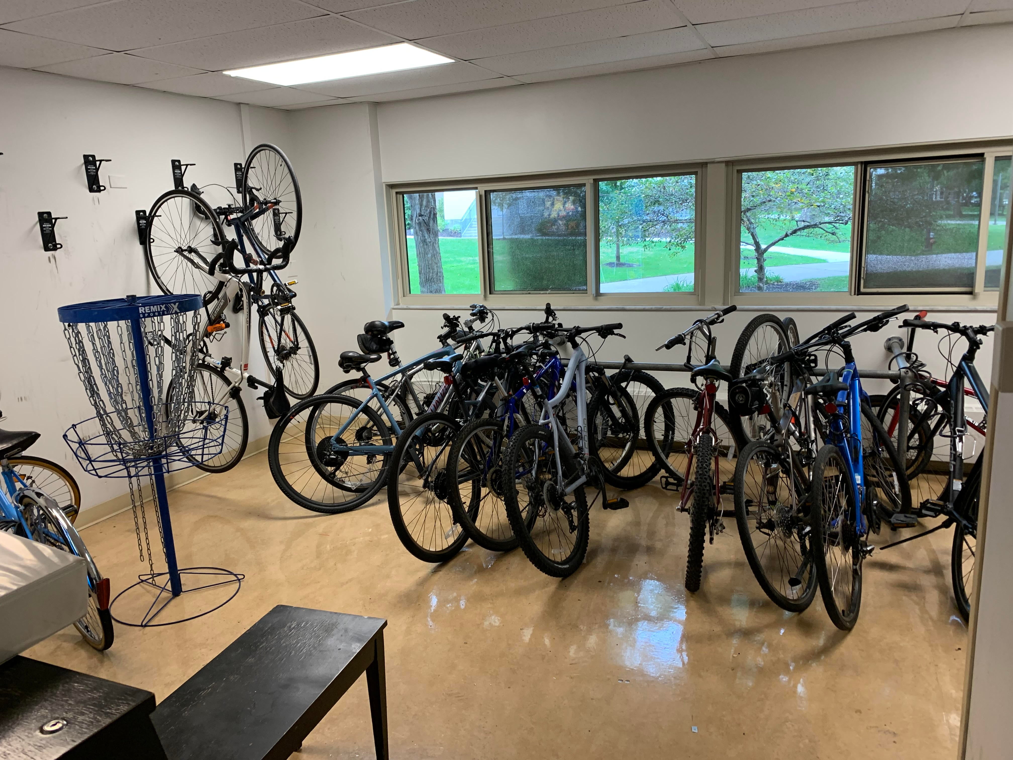 Hitchcock Bike Room- Located on 1st Floor