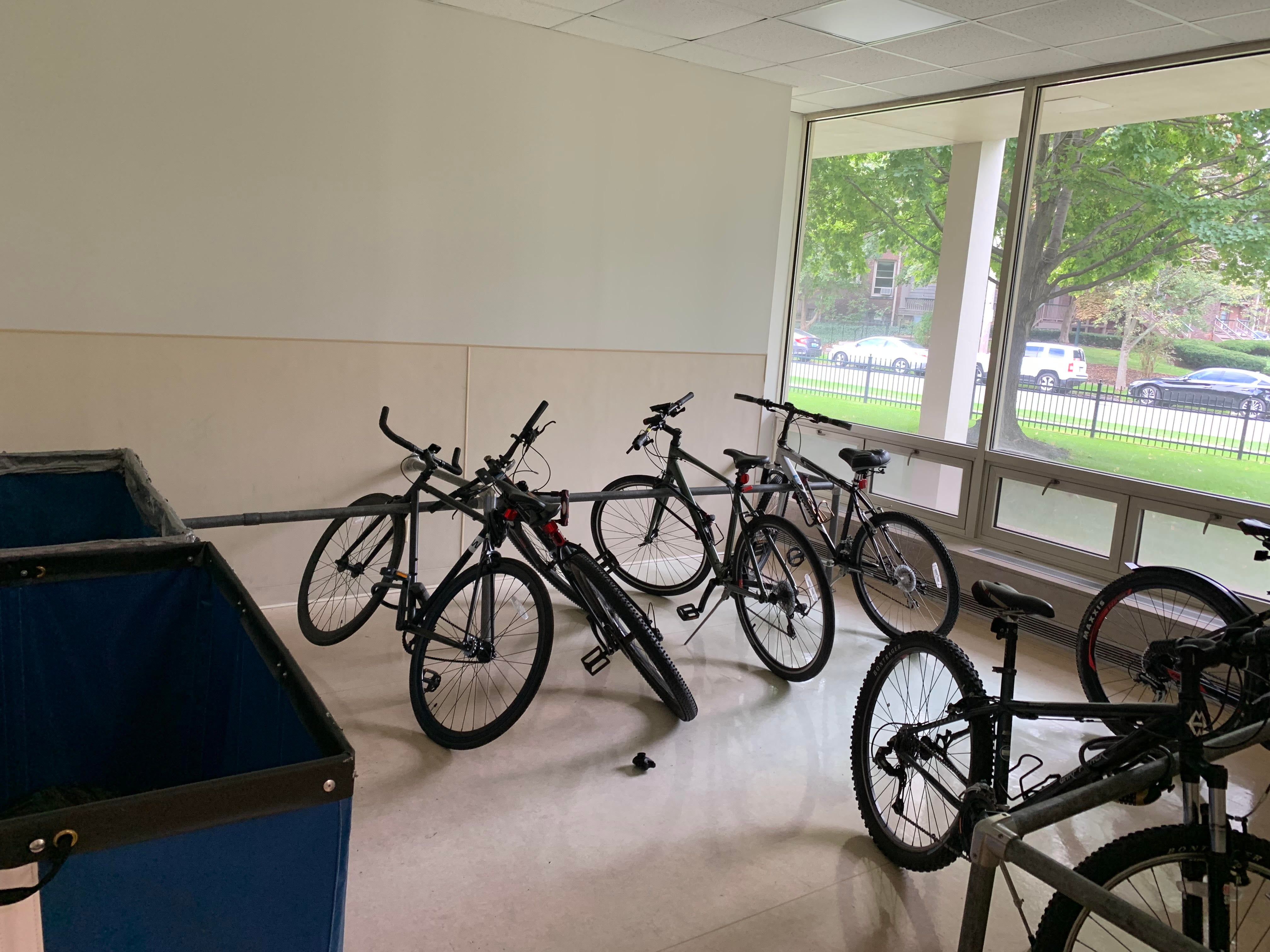Raymond House Bike Room - Located on 1st Floor