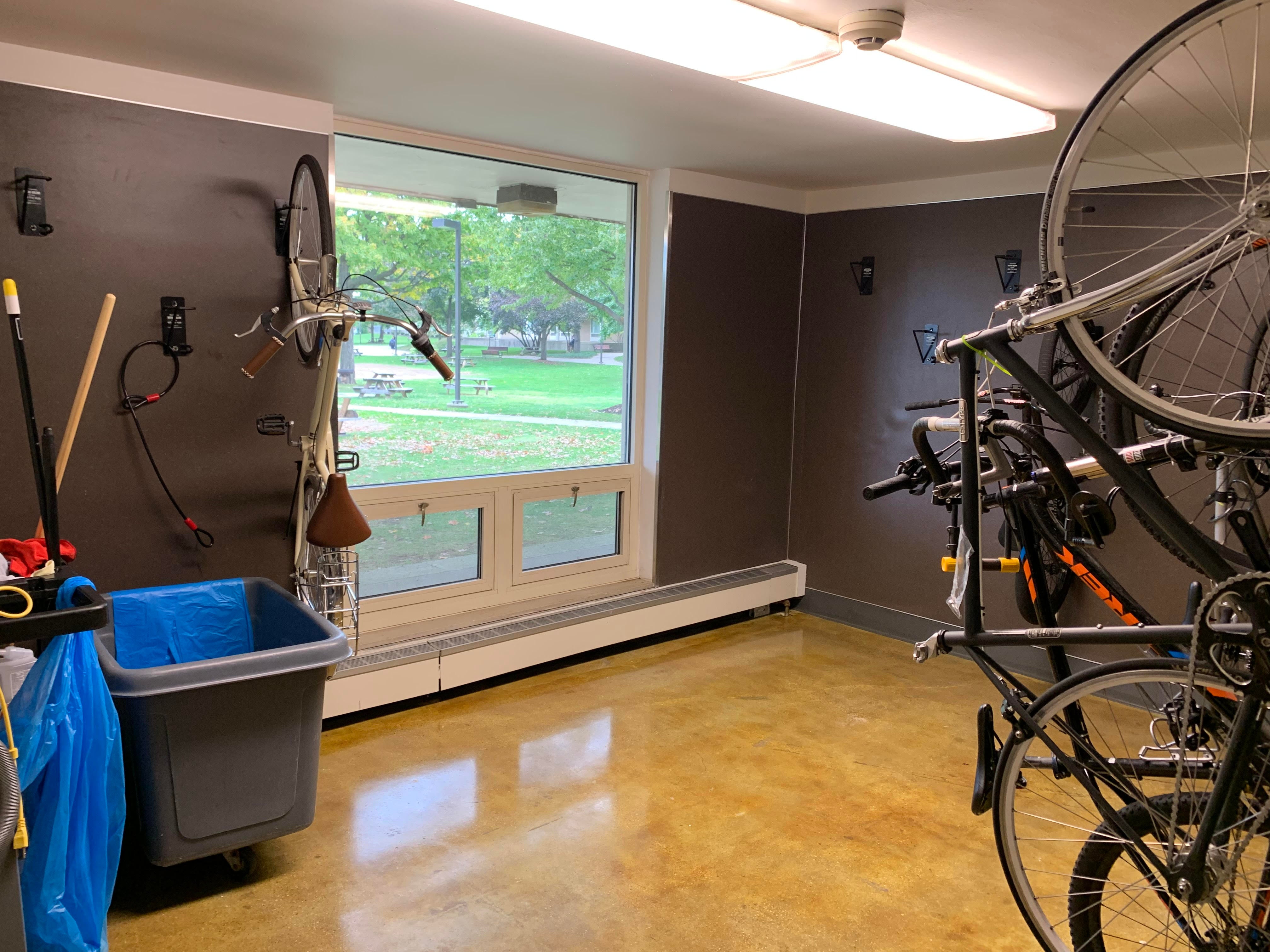 Taplin House Bike Room - Located on 1st Floor