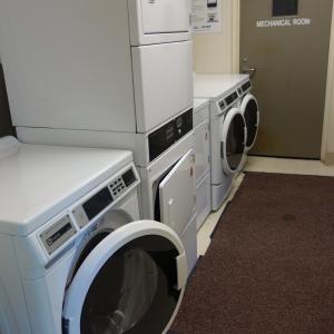 Smith House Laundry Room showing washing and drying machines