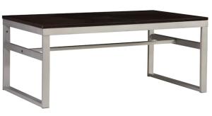 Hazel apartments steel frame and wood surface coffee table