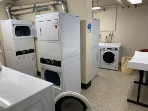 Clarke Tower Laundry Room - located in basement