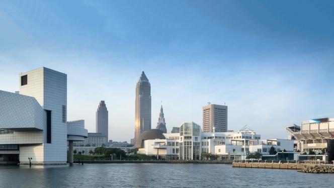 Skyline of downtown Cleveland