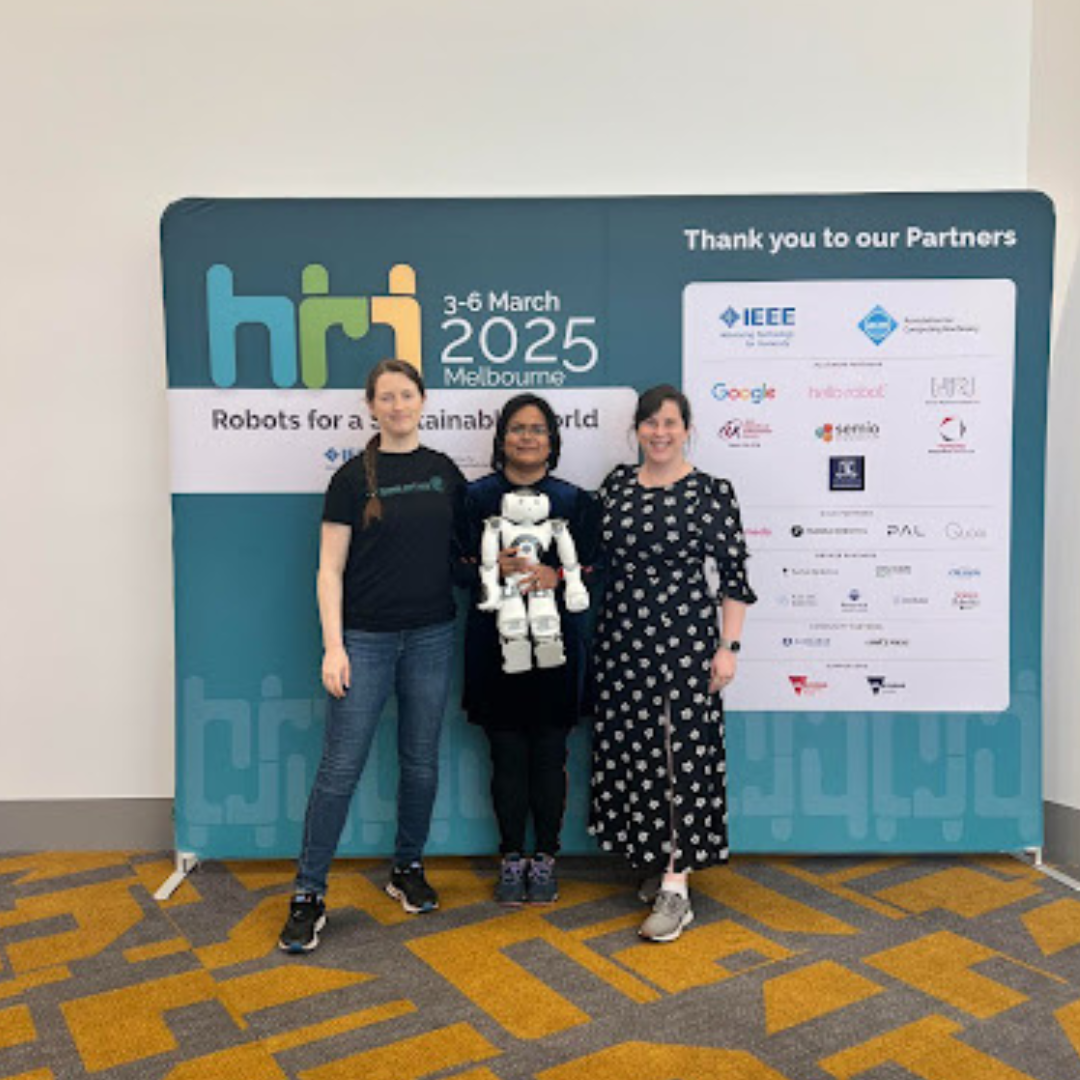 Team members from Saphari lab present at HRI Conference