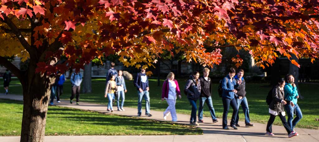 group of admitted students at Case Western Reserve University