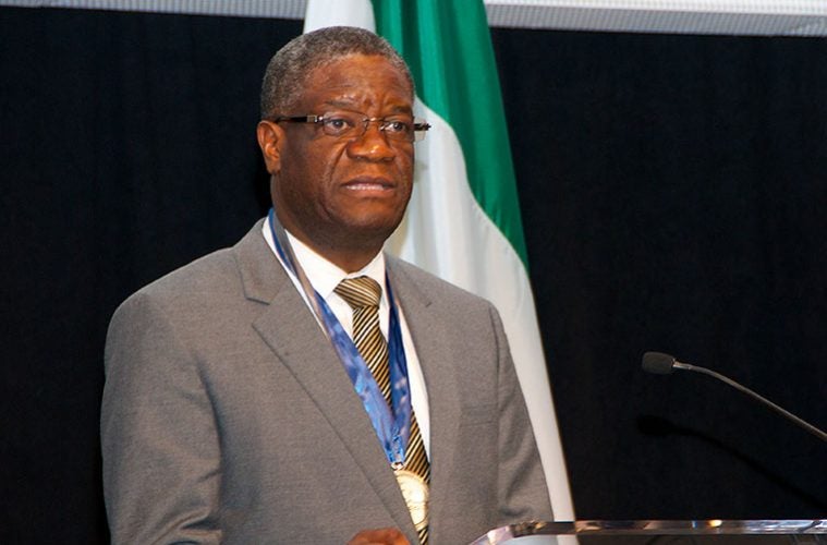 Denis Mukwege speaks at CWRU after receiving 2014 prize