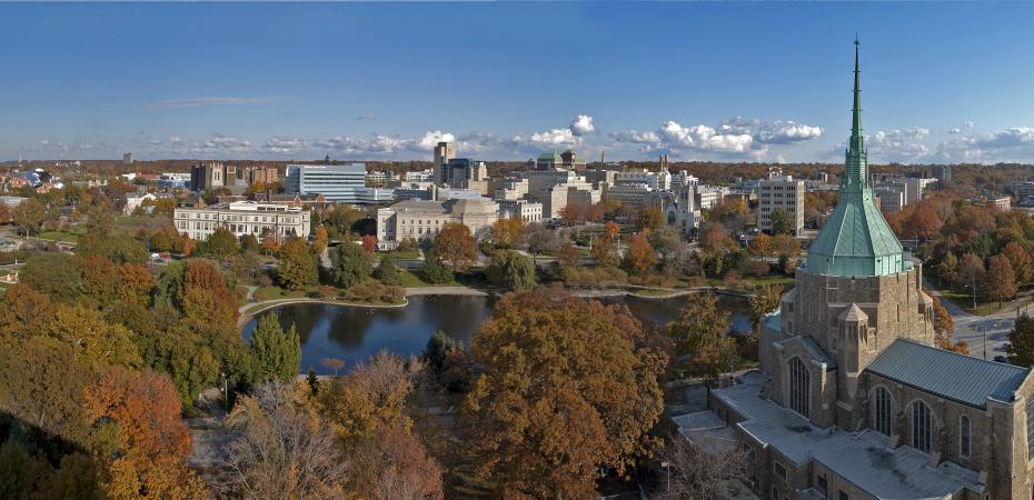 Aerial view of University Circle