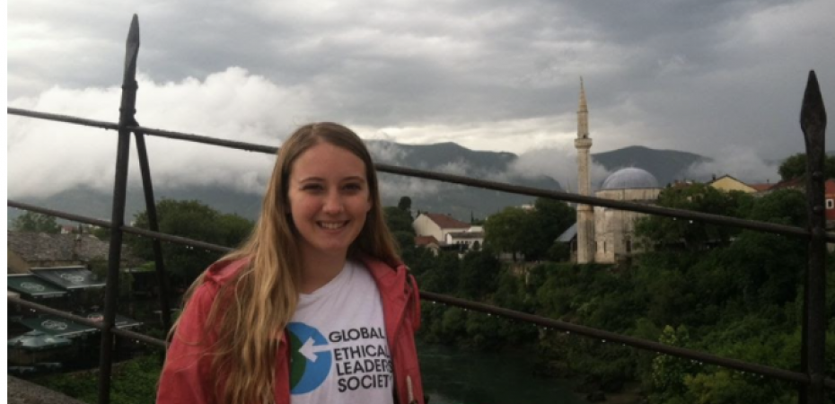 Carmeron Macaskill attended a program led by Global Youth Connect that focused on conflict resolution and preventing future conflict that deal primarily with human rights.
