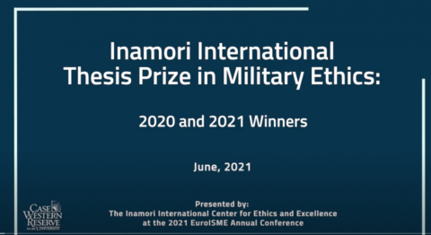2020 and 2021 Inamori Thesis Prize winners