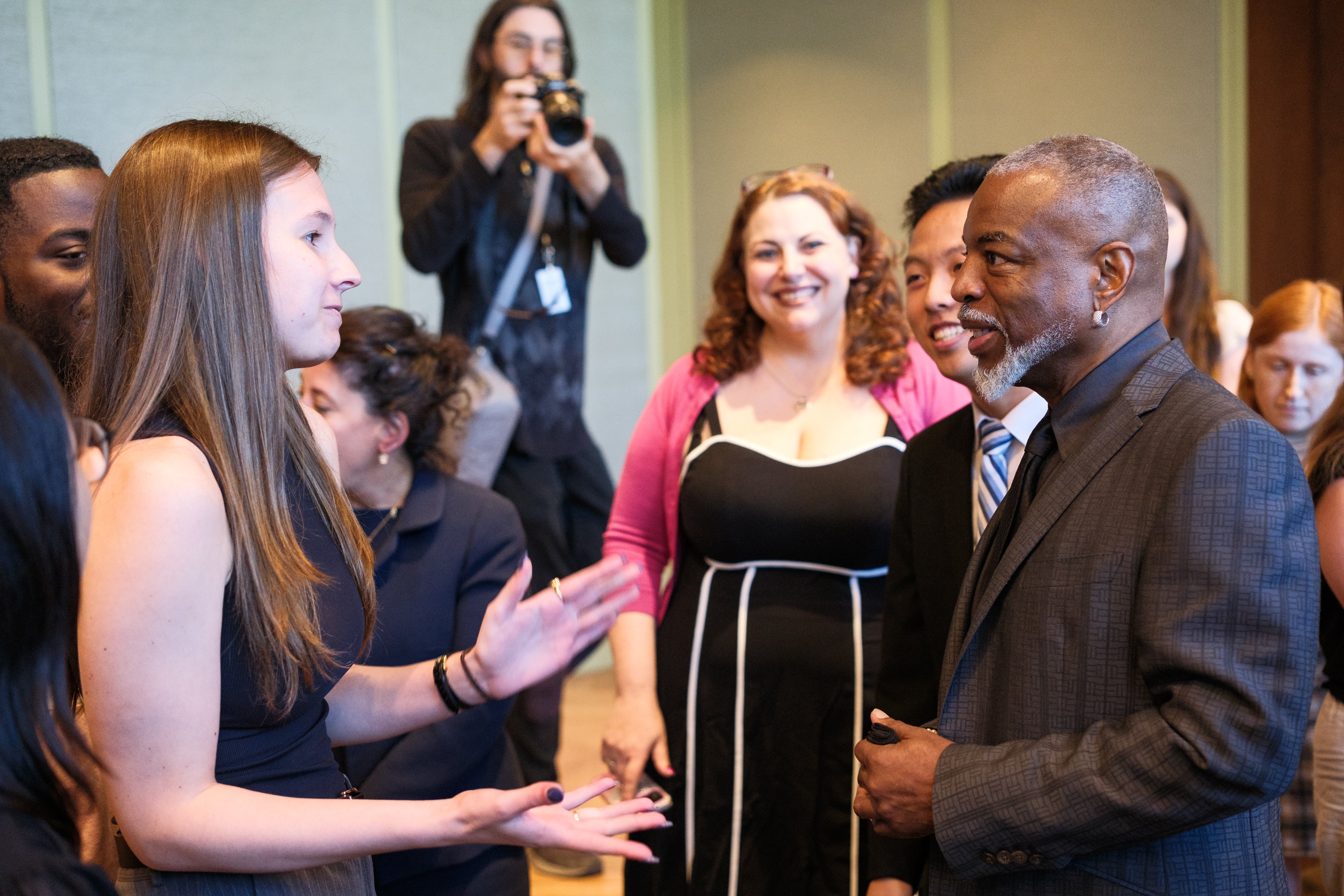 Helen with LeVar