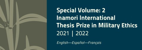 Special Volume 2 Cover for Inamori International Thesis Prize