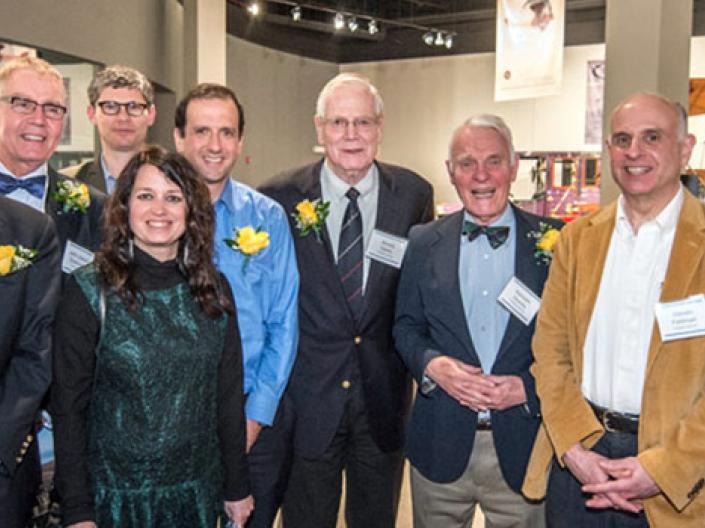 Group of faculty at an event