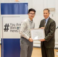 Global Citizen Award winner Austin Cheng