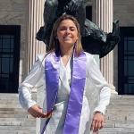 Emily Todd during commencement 2022
