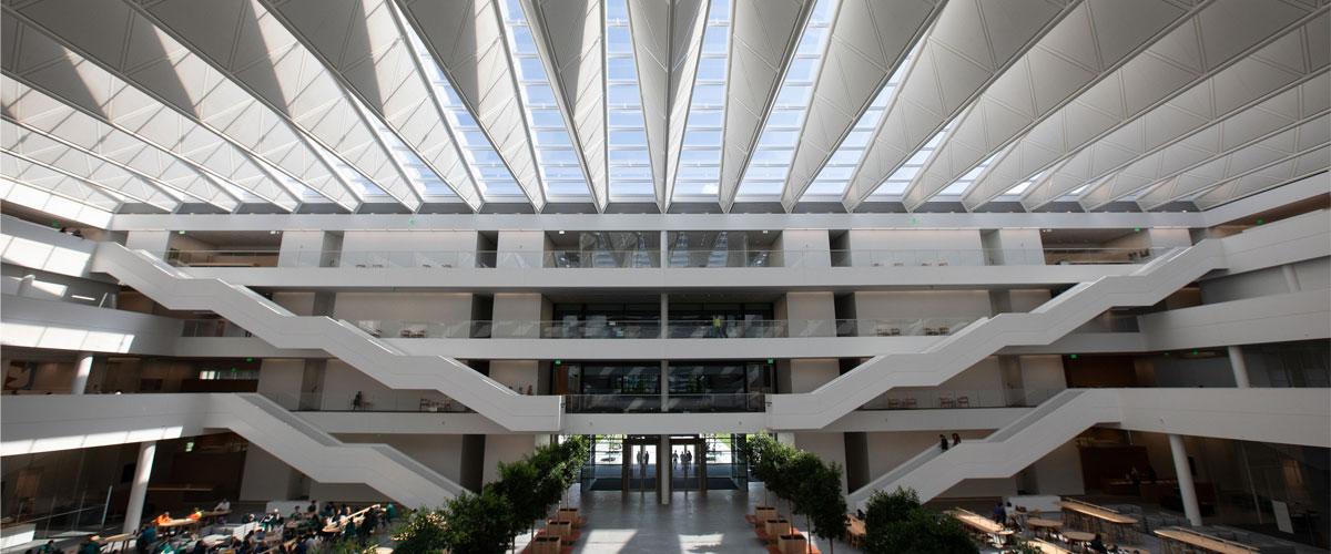 Cosgrove Courtyard at the Health Education Campus of Case Western Reserve University and Cleveland Clinic