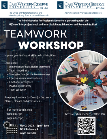 Staff Teamwork Workshop Flyer