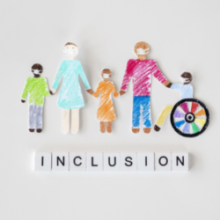 Inclusion image showing group of diverse people