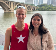 August Culbert and girlfriend, Megan Rodriguez