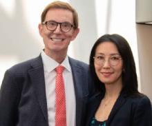 Roger E. Susi and his wife Kayoko pose for a photo