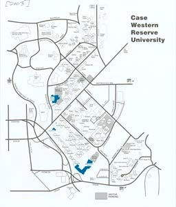 Case Western Reserve Campus Map The Changing Campus: 2003