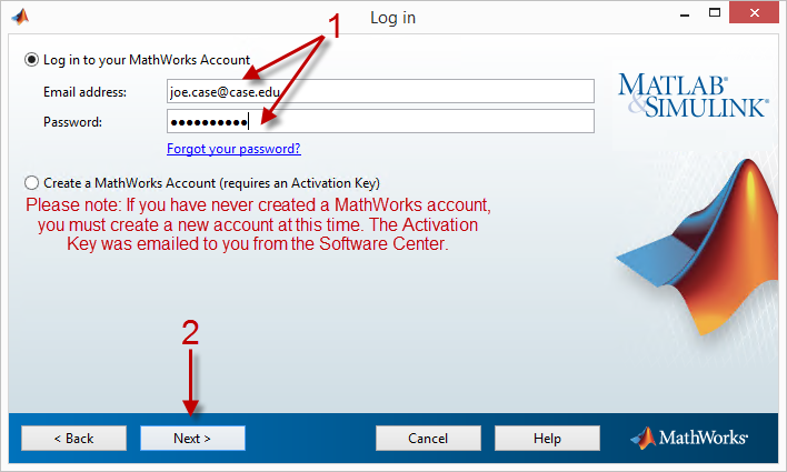 Mathworks Account