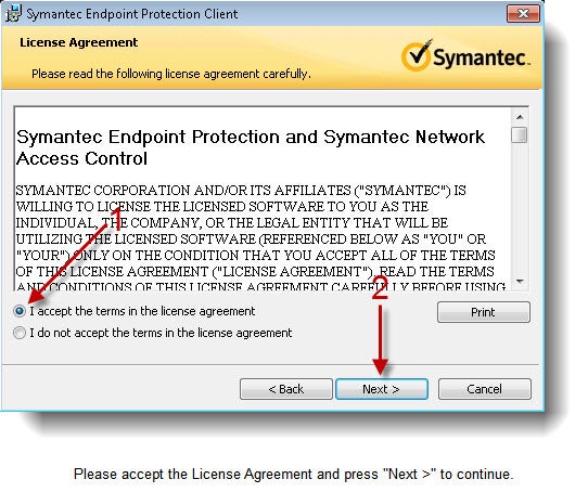 Symantec Endpoint Protection 14.3.10148.8000 instaling