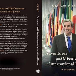 Cover of the cover of Michael Scharf's new book 