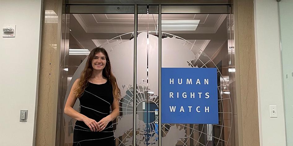 Kaylara Benfield at Human Rights Watch.