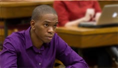 law student listening in class