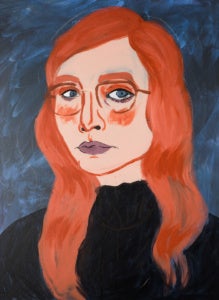 Sydney Slacas won the Artisphere 2018 Crowd Favorite Contest with her painting entitled, “Portrait.”