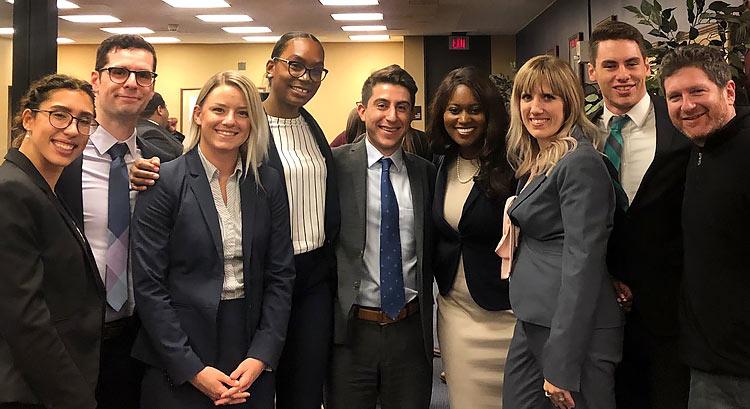 CWRU Mock Trial team at Case Classic