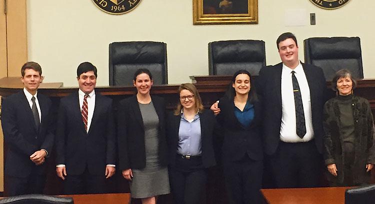 CWRU School of Law Moot Court team