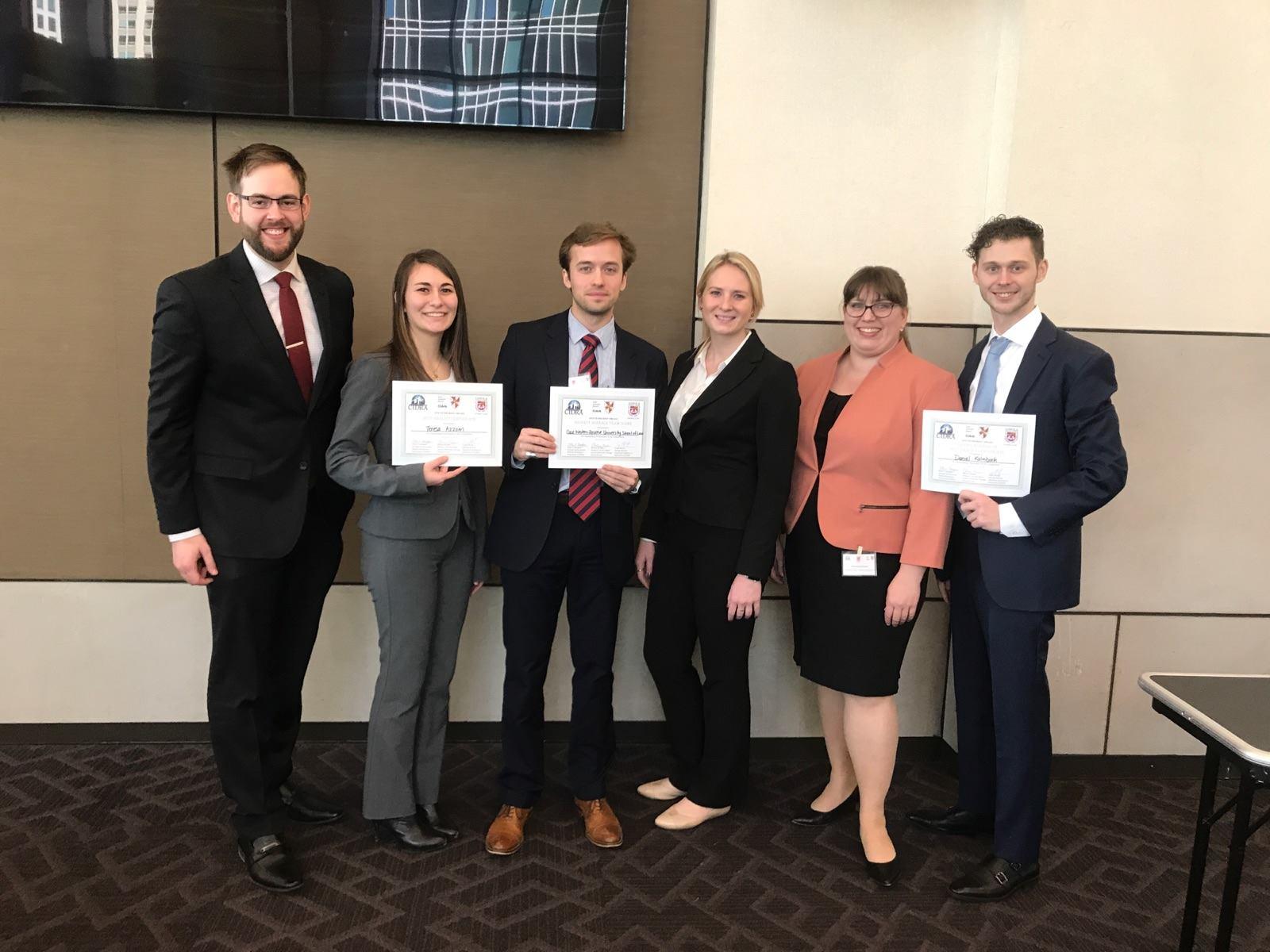 International Commercial Moot Court Team Group Photo